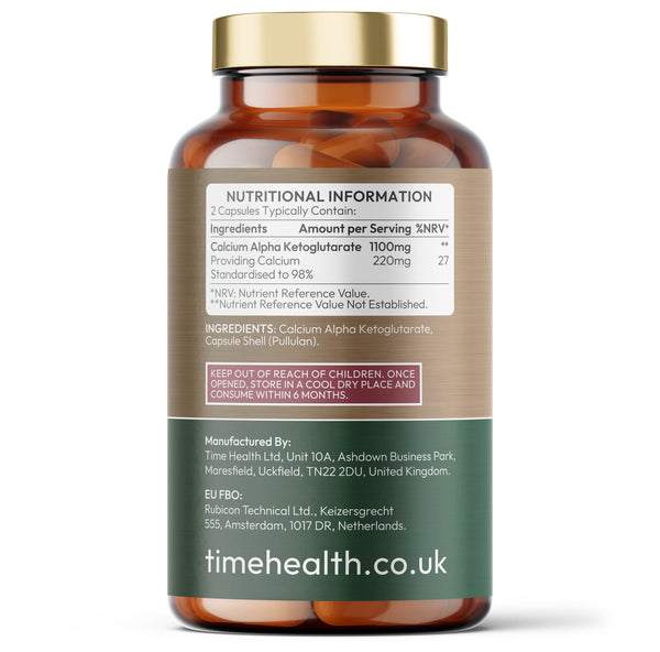 Ca-AKG - Pure Calcium Alpha Ketoglutarate Lifespan, Bones & Muscles