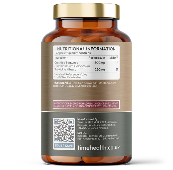 Marine Calcium & Trace Minerals from Lithothamnium Calcareum Seaweed