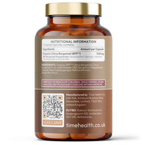 Organic Citrus Bergamot - 38% Polyphenols - BPF™ - Cholesterol