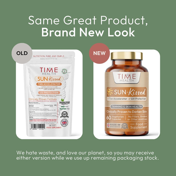 Sun-Kissed – Clinically Proven Tanning Accelerator with Melaline® – Skin Protection & Glow