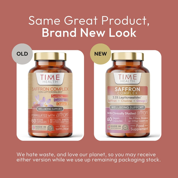 Saffron Complex – Saffron, Choline & Omega 3 – Mood, Memory & Eye Health