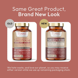 Turkesterone - 1200mg - Double Strength - 120 Capsules - Natural Ajuga Turkestanica Extract - Muscle Recovery & Strength Support - Performance Enhancer