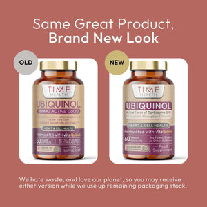 Ubiquinol - 200mg - Active Coenzyme Q10 - Enhanced Absorption - Premium VitaQuinol® - 1 Month Supply - Mitochondrial & Heart Support - 60 Capsules