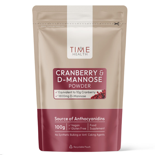 D-Mannose with Cranberry - Urinary Tract (UTI) & Bladder Support