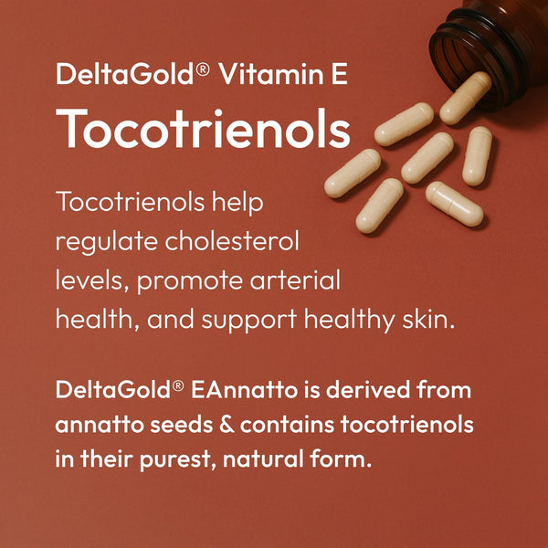 Time Health DeltaGold EAnnatto is derived from annatto seeds & contains tocotrienols in their purest, natural form.