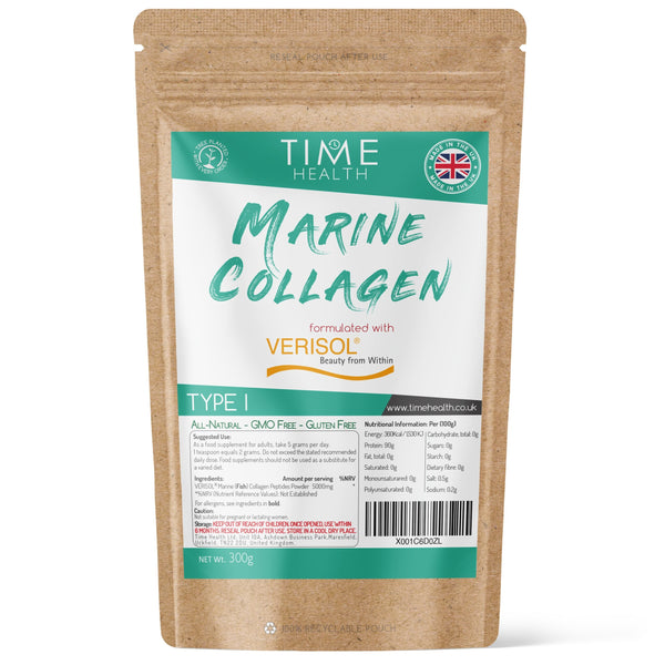 Marine Collagen Peptides Powder - Type I - High in Protein - Clinically Studied VERISOL® Bioactive Collagen Peptides® - Skin, Hair, Nail & Joint Health - Freshwater Fish - Hydrolysed