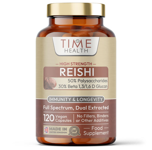 Reishi Mushroom Extract – High Strength 50% Polysaccharides – Immunity & Vitality