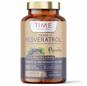 Trans Resveratrol - Premium Puredia - 180 Capsules - 3 Month Supply - Split Dosage for maximum benefits from Trans Resveratrol - UK Manufactured - Zero Additives