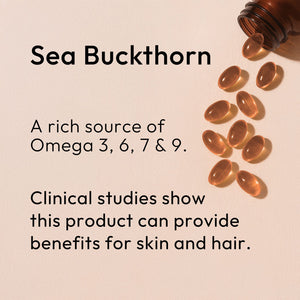 Time Health Sea Buckthorn supplement bottle on a white background | Hover