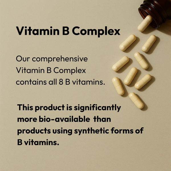 Wholefood B Vitamin Complex Time Health | Hover