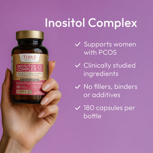Inositol Complex - Myo & D Chiro with Folate & Chromium - Clinically Proven - PCOS | Hover