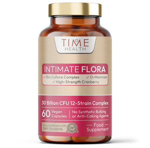 Intimate Flora - Vaginal Microbiome & UTI Support - Probiotics, Cranberry, D-Mannose