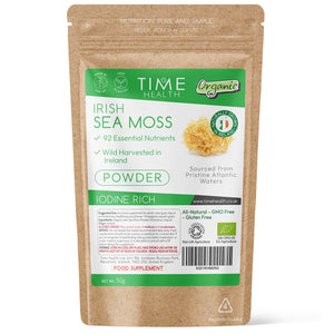 Organic Irish Sea Moss – Wild Harvested – Thyroid, Skin & Energy Support