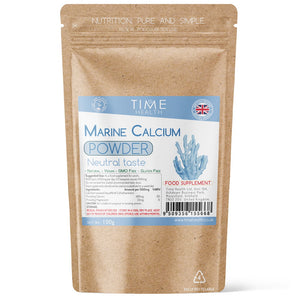 Marine Calcium Powder - Premium Brand AquaMin® - Neutral Taste - Natural Source of Magnesium