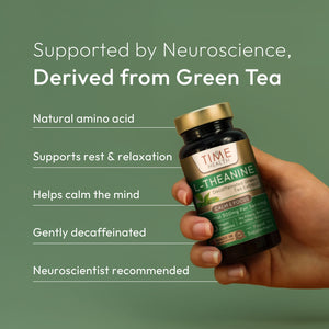 L-Theanine – Green Tea Extract (Decaffeinated) Providing 300mg Theanine per Serving – Sleep & Relaxation Support – Promotes Mental Clarity | hover