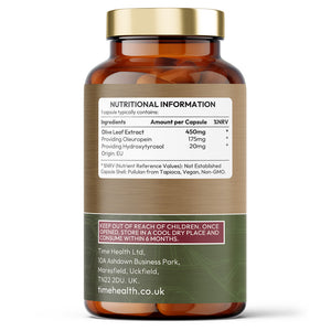 Olive Leaf Extract - Source of Oleuropein & Hydroxytyrosol