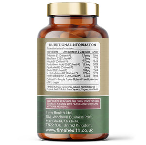 Wholefood B Vitamin Complex Time Health