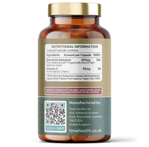 Selenium 200mcg – SelenoExcell® – Immune, Thyroid & Cellular Health