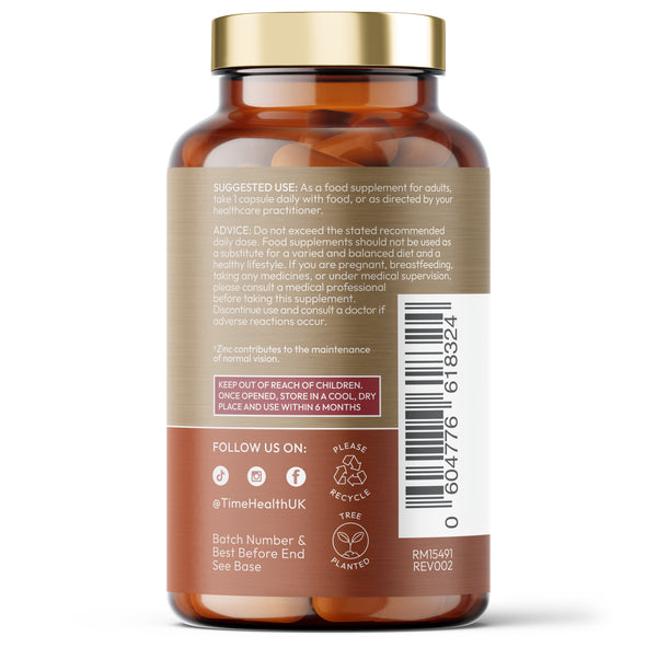 Lutein 10mg, Meso-zeaxanthin 10mg, Zeaxanthin 2mg  - Eye Health & Vision