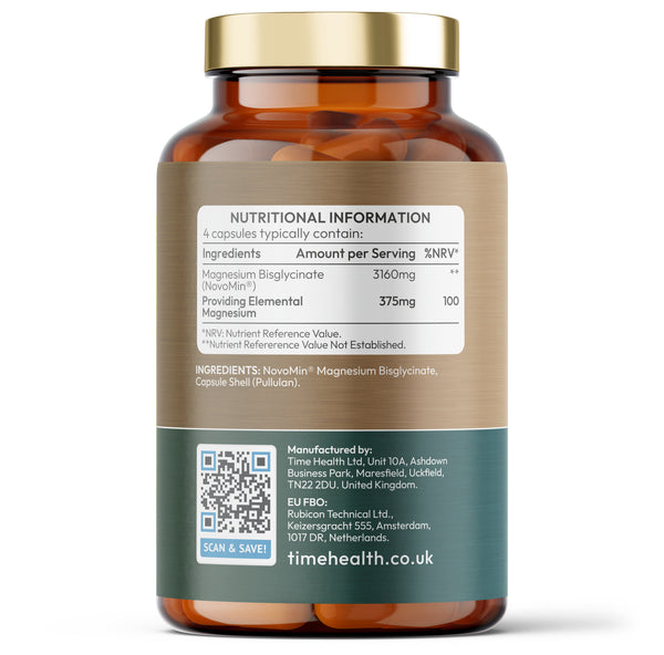 Magnesium Bisglycinate – High Absorption & Easy Digestion - Premium NovoMin®
