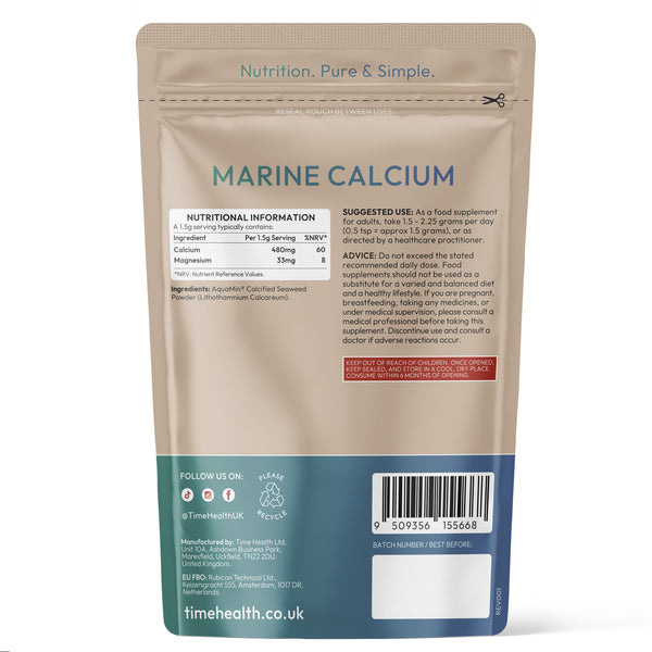 Marine Calcium Powder - AquaMin® - Neutral Taste - Natural Magnesium