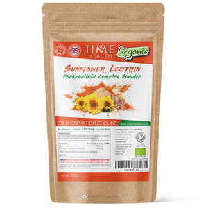 Organic Sunflower Lecithin Powder - 17% Phosphatidylcholine - 300g