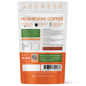 Mushroom Coffee - With Adaptogens - Natural Energy & Focus