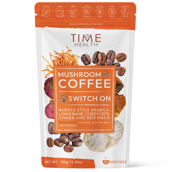 Mushroom Coffee - Vegan Adaptogen Blend - Energy & Focus