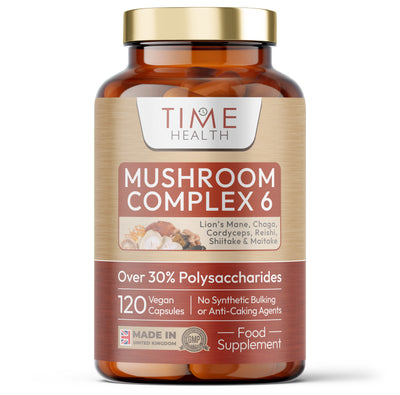 Mushroom Complex 6 - Lion's Mane, Chaga, Cordyceps, Shiitake, Reishi & Maitake