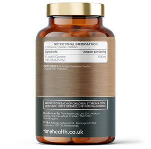 NAC N-Acetyl-Cysteine - Super Antioxidant Glutathione Precursor - General Health