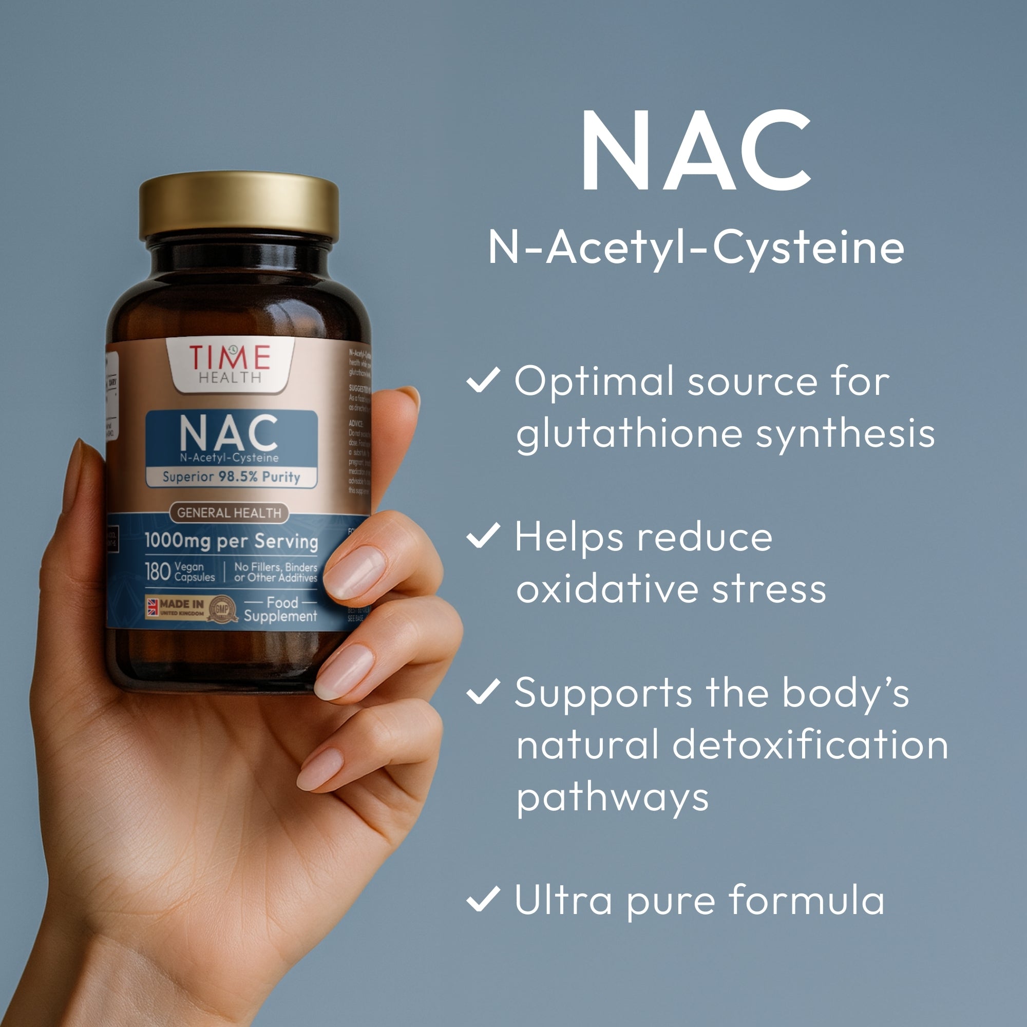 NAC N-Acetyl-Cysteine - Super Antioxidant Glutathione Precursor - Gene NAC N-Acetyl-Cysteine - Super Antioxidant Glutathione Precursor - Gene