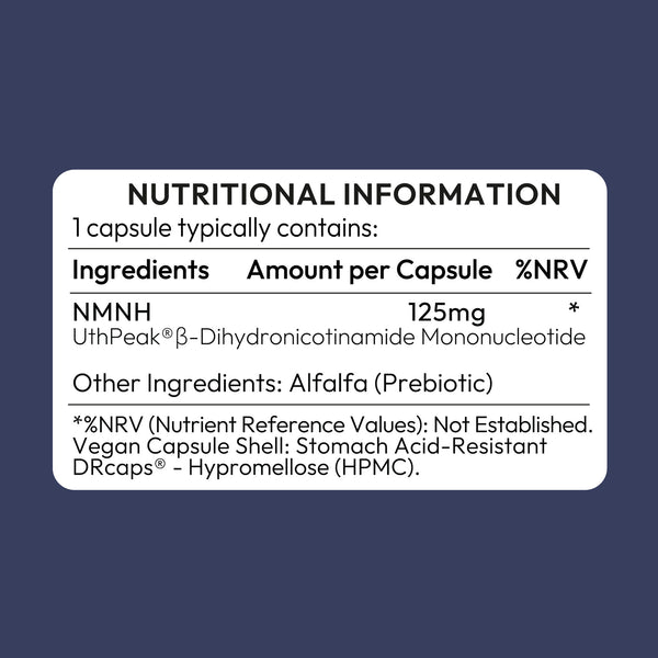 Ultra NMNH (Dihydronicotinamide Mononucleotide) – UTHPEAK® – Cellular Energy & Longevity
