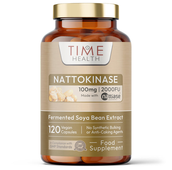 Nattokinase Capsules - Fermented Soya Extract - Nattiase® - 2000 FU / 100mg