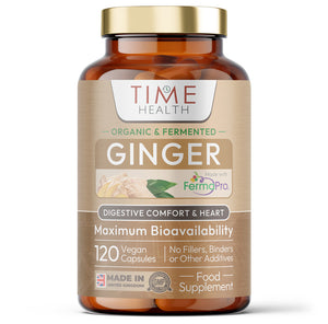 Organic Fermented Ginger - Highly Bioavailable - 120 Capsules - UK Made