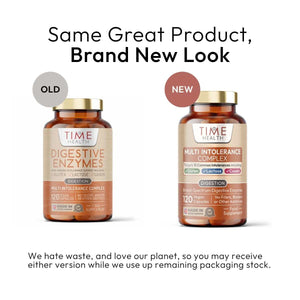 Old vs New Multi Intolerance Digestive Enzymes