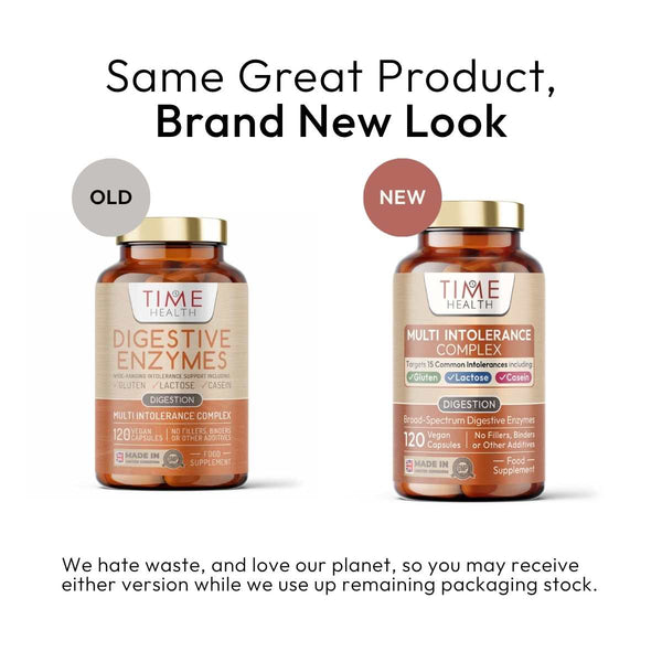 Old vs New Multi Intolerance Digestive Enzymes