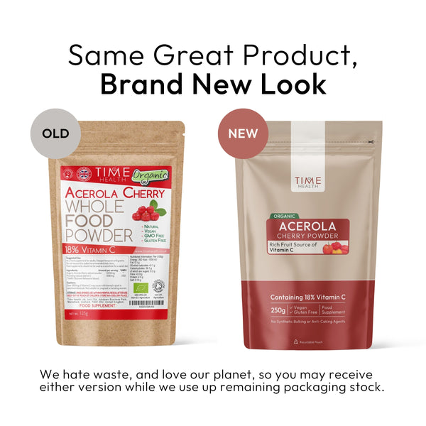 Organic Acerola Cherry - 18% Vitamin C - Powder
