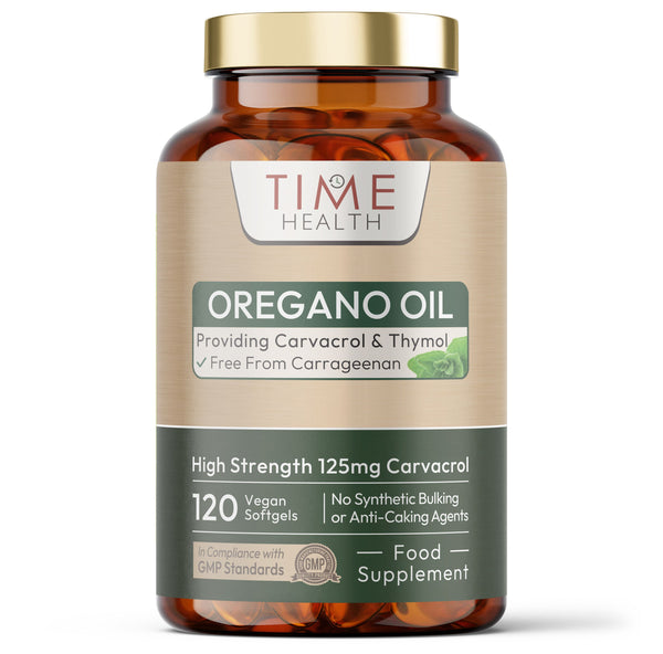 Oregano Oil Softgels - Spanish Origin, High in Carvacrol & Thymol