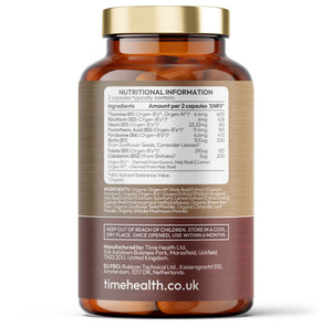 Organic Vitamin B Complex - Natural Origin - Guava, Lemon & Shiitake