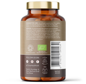 Organic Mushroom Complex 6 – Chaga, Cordyceps, Shiitake, Reishi, Lion's Mane, Maitake