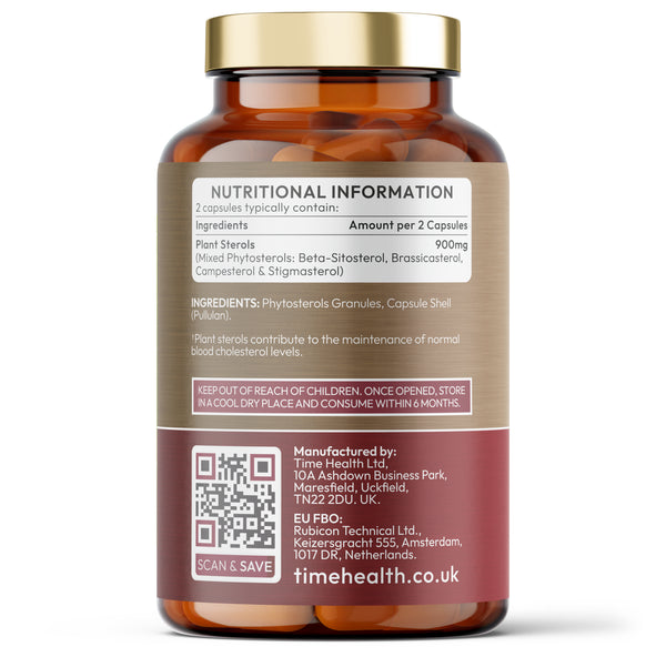 Plant Sterols – Beta-Sitosterol, Brassicasterol, Campesterol & Stigmasterol – Cholesterol Support