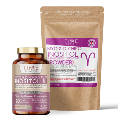 thumbnail image 2 of Myo-Inositol & D-Chiro Inositol Supplement - Hormonal Balance For Women - 120 Capsules 2 of 5