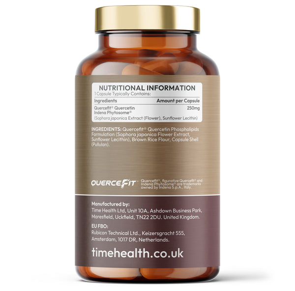 Quercetin Phytosome® Formulation Quercefit® -   More Bioabsorbable - 60  Capsules