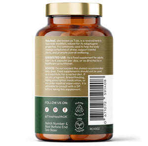 Holy Basil 20:1 (Ocimum Sanctum) 2.5% Ursolic Acid - Adaptogen