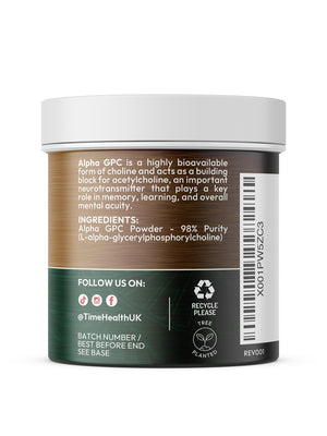 Alpha GPC - Source of Choline - Nootropic - Cognitive Enhancer