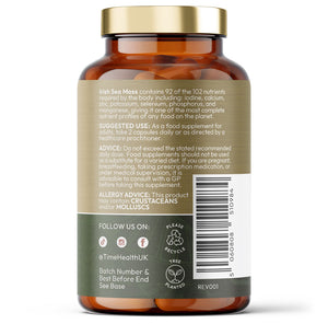 Organic Irish Sea Moss – Wild Harvested – Thyroid, Skin & Energy Support