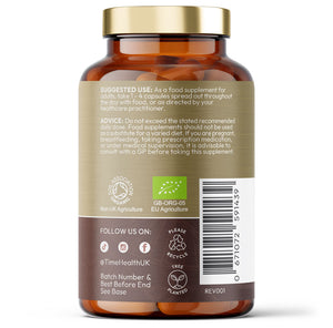 Organic Mushroom Complex 6 – Chaga, Cordyceps, Shiitake, Reishi, Lion's Mane, Maitake