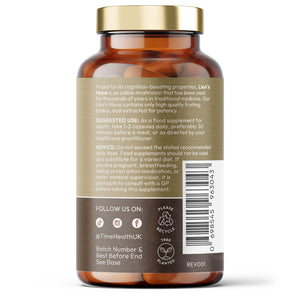 Lions Mane (Hericium Erinaceus‎) High Strength 50% Polysaccharides / 30% Beta 1,3/1,6 D Glucan - Capsules - Lion's Mane High Strength