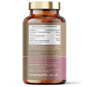 Saffron Complex – Saffron, Choline & Omega 3 – Mood, Memory & Eye Health