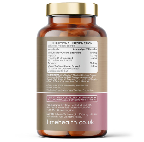 Saffron Complex – Saffron, Choline & Omega 3 – Mood, Memory & Eye Health